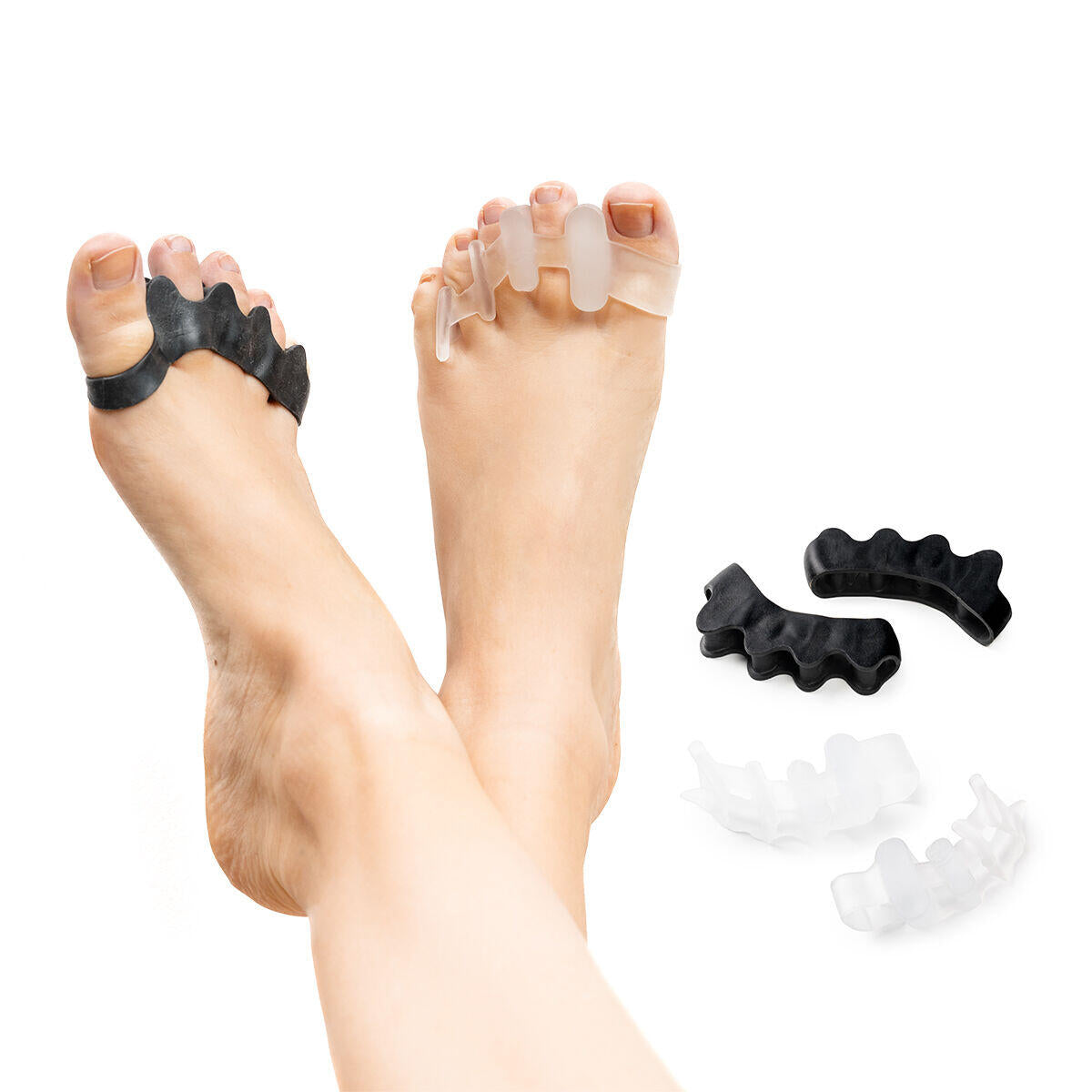 Separadores de Dedos para Relajación y Deporte | FlexiToe x4