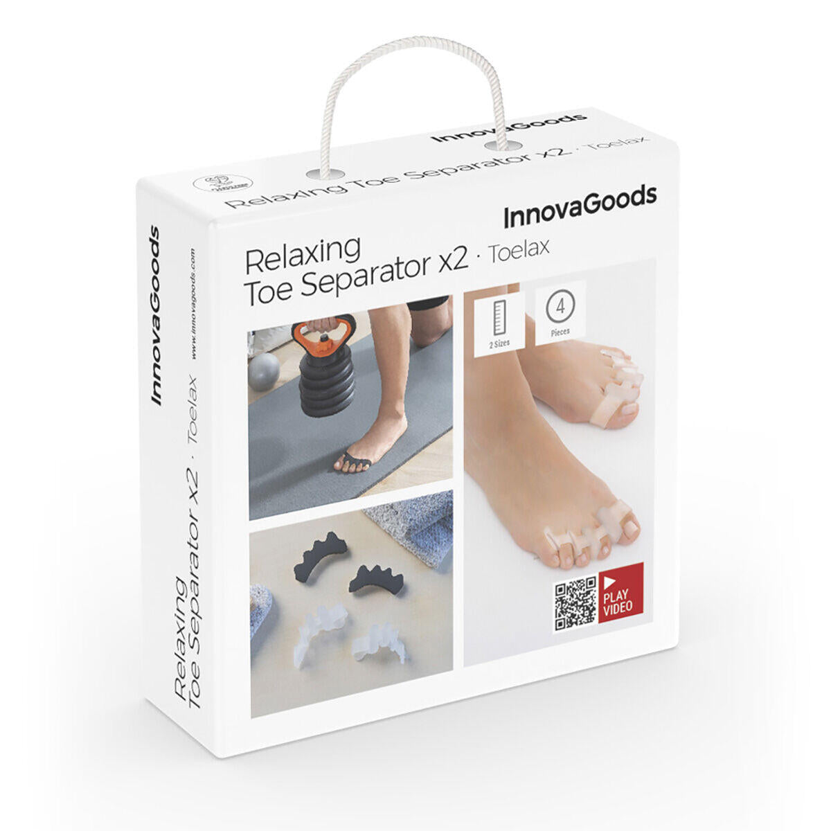 Separadores de Dedos para Relajación y Deporte | FlexiToe x4