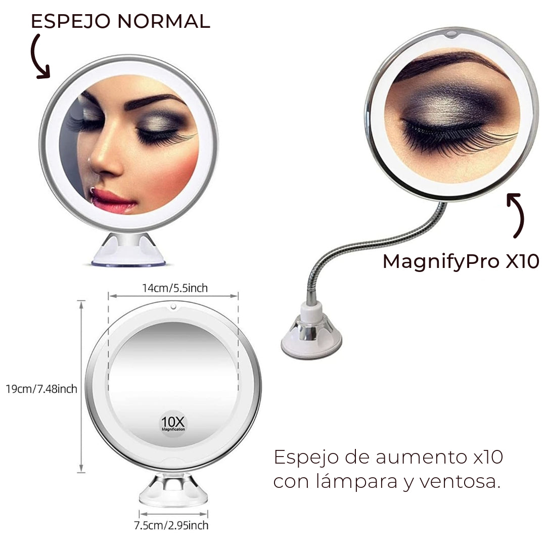 Espejo de Aumento | MagnifyPro X10